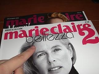 Un'occhiata a Marie Claire di Dicembre...