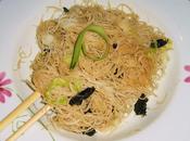 Spaghetti riso verdure saltate