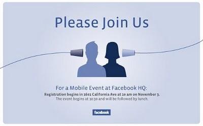 Facebook mobile event