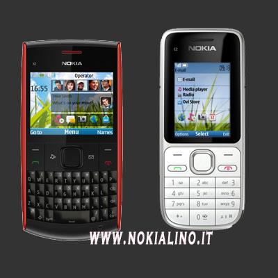 Lanciatii Nokia C2-01 e Nokia X2-01