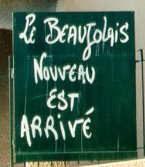 Le Beaujolais Noveau est arrivè