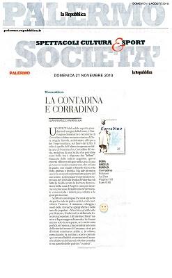 “LA CONTADINA E CORRADINO” di GIANFRANCO PERRIERA (“la Repubblica”, 21 novembre 2010)