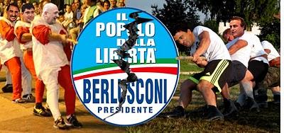 Finiani e Berluscones si giochino il simbolo PDL al tiro alla fune