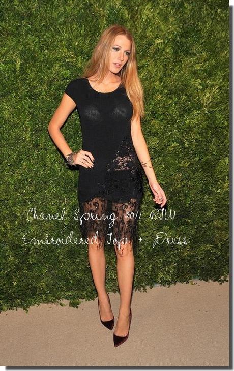 Blake Lively: pretty in Chanel Ready to wear Spring 2011 dress