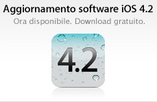 Aggiornamento Firmware iOS 4.2