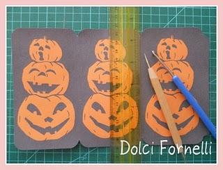 [Halloween] Decorazione in cartoncino con zucche