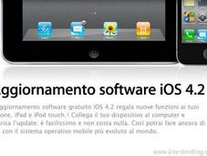 Firmware 4.2.1 dispositivi Apple iPhone, iPod Touch, iPad disponibile