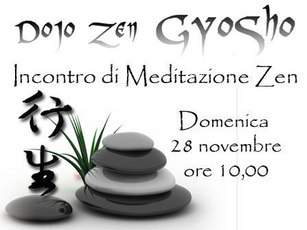 Cecina, 28 novembre 2010: Meditazione Zen