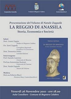 BAGNARA: Presentazione del volume di Natale Zappalà