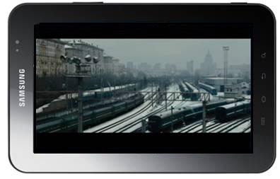 Samsung Galaxy Tab: Cinema always on