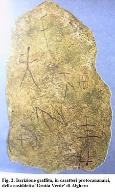 Caspita! Un'iscrizione protocananaica nella Grotta Verde di Alghero