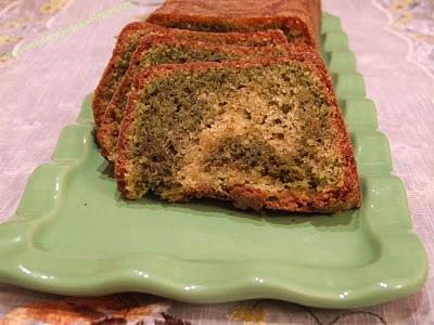 Cake al tè verde e cioccolato bianco