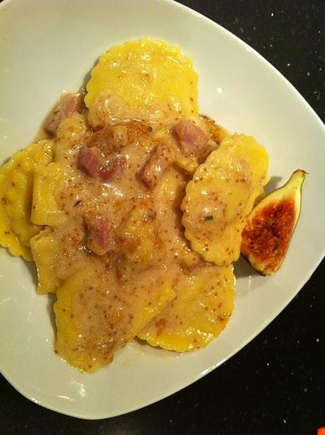 Ravioli con sorpresa di fichi