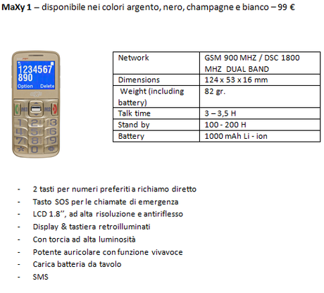 ITTM Monaco – Gamma Easy Comunicare EASY: la linea di cellulari che semplifica la vita