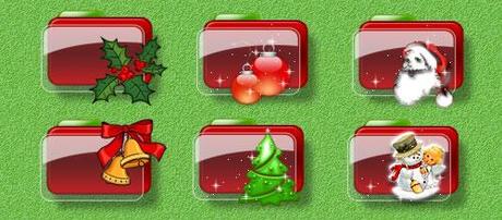 22 icone desktop con tema Natale