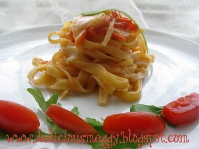 LASAGNETTE CON POMODORINI, TALEGGIO & RUCOLA