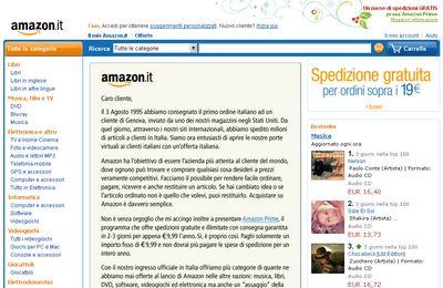 NASCE AMAZON ITALIA
 

	Una ...