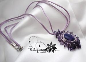 Parure purple Agata e ametista..