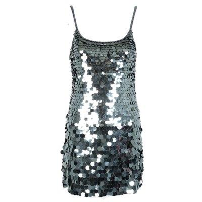 Vestito con paillettes argento di Pimikie 