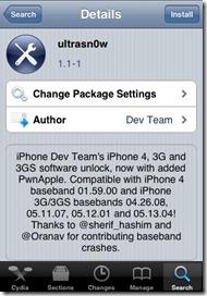 Ultrasn0w1.11 thumb Sbloccare la baseband 5.14.02 e 5.15.04 di iPhone con Ultrasn0w