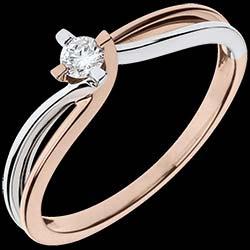 anello oro rosa corona edenly