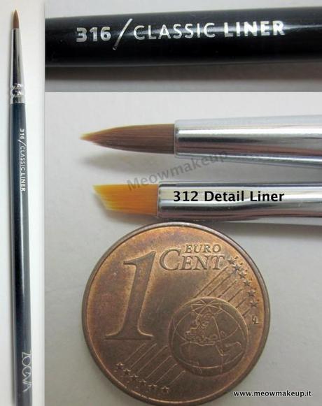 New brushes Zoeva: 223, 235, 312 e 316