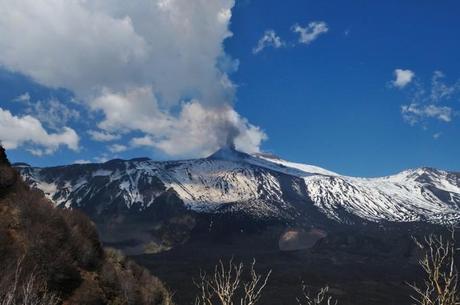 Neve e fuoco: i contrasti dell’Etna sci