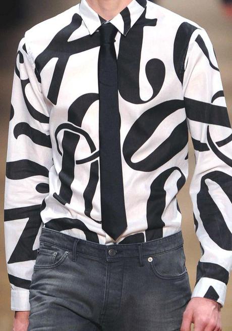 STAMPE E PATTERNS NELLE COLLEZIONI UOMO A/I 2013/14: PARIGI / 2