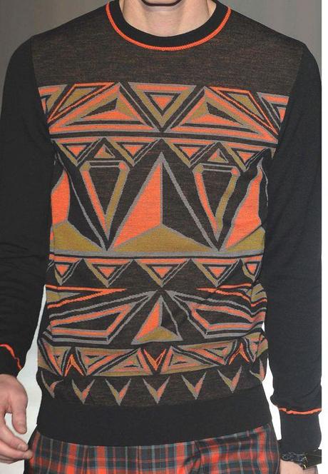 STAMPE E PATTERNS NELLE COLLEZIONI UOMO A/I 2013/14: PARIGI / 2