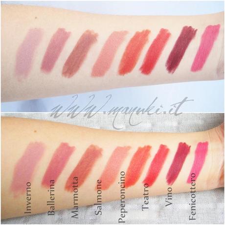 Anteprima e Swatch Pastello Lipcolor e Perfettina by Neve Cosmetics