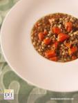 Zuppa d’orzo con lenticchie e zucca