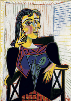 PORTRAIT DE DORA MAAR 1937, Paris    Olio su tela, cm 92 x 65 Masterpiece from the Musée National Picasso Paris to be held at Palazzo Reale in Milan from September 2012 to January 2013 © Succession Picasso by SIAE 2012