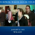 Barack Obama e Michelle salutano a sorpresa i turisti alla Casa Bianca