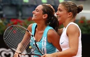 Errani e Vinci in finale, Bolelli e Fognini in semifinale