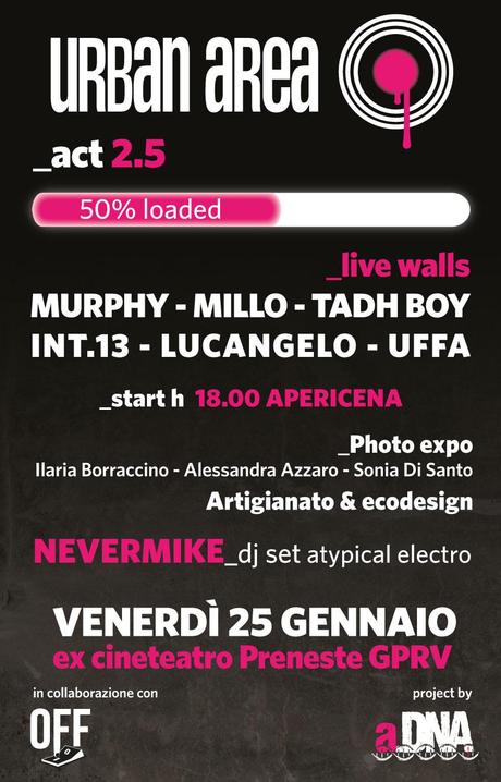 [link] Urban Area act 2.5  @ ex Cinemateatro Preneste GPRV 25/01/2013