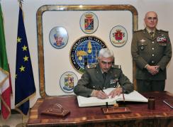 Roma/ SMD. Il Gen. Abrate in visita di saluto al Comando Operativo di Vertice Interforze