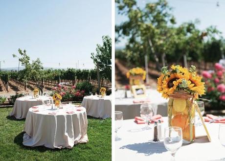 Sunflowers wedding - Rustic but chic *12