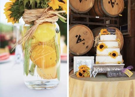 Sunflowers wedding - Rustic but chic *12