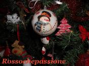 Sfere Natale decoupage country