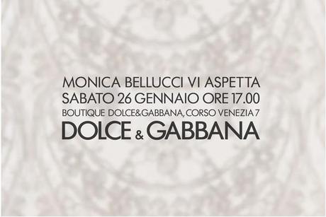 Monica Bellucci ti aspetta a Milano ....