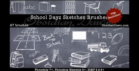 Photoshop Scribble Brushes Free
