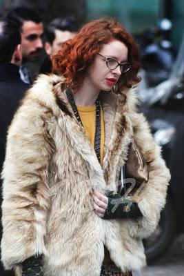 Milano Fashion Week Men 2013 Street style : Crazy eyes Leggy