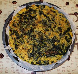 Frittata patate e spinaci al forno