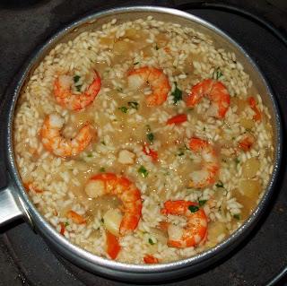 Risotto con i gamberi