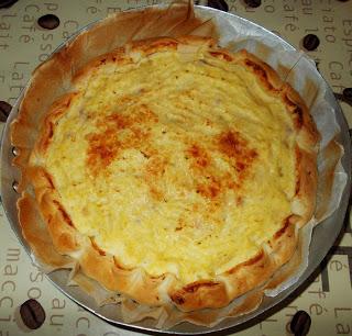 Torta salata di zucca, patate e ricotta