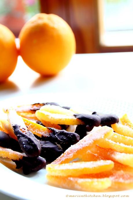 SCORZETTE DI ARANCIA CANDITE...PER AIUTARE LA RICERCA SUL CANCRO