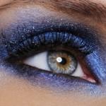 trucco blu