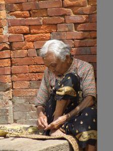 venditrice di strada, nepal 
