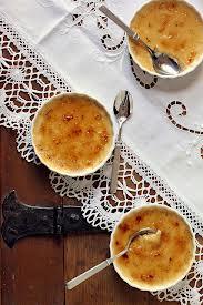 Creme brulé con le mele, dolce adatto ai celiaci.