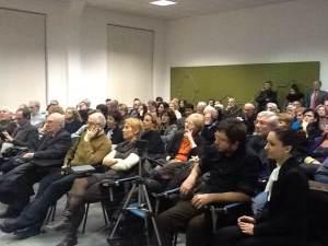 il pubblico di sala Zanoni venerdì